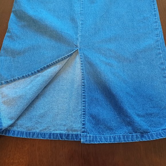 Speculation Sport Size S Women’s Vintage Jean dress Sleeveless Embroidered - Picture 7 of 12